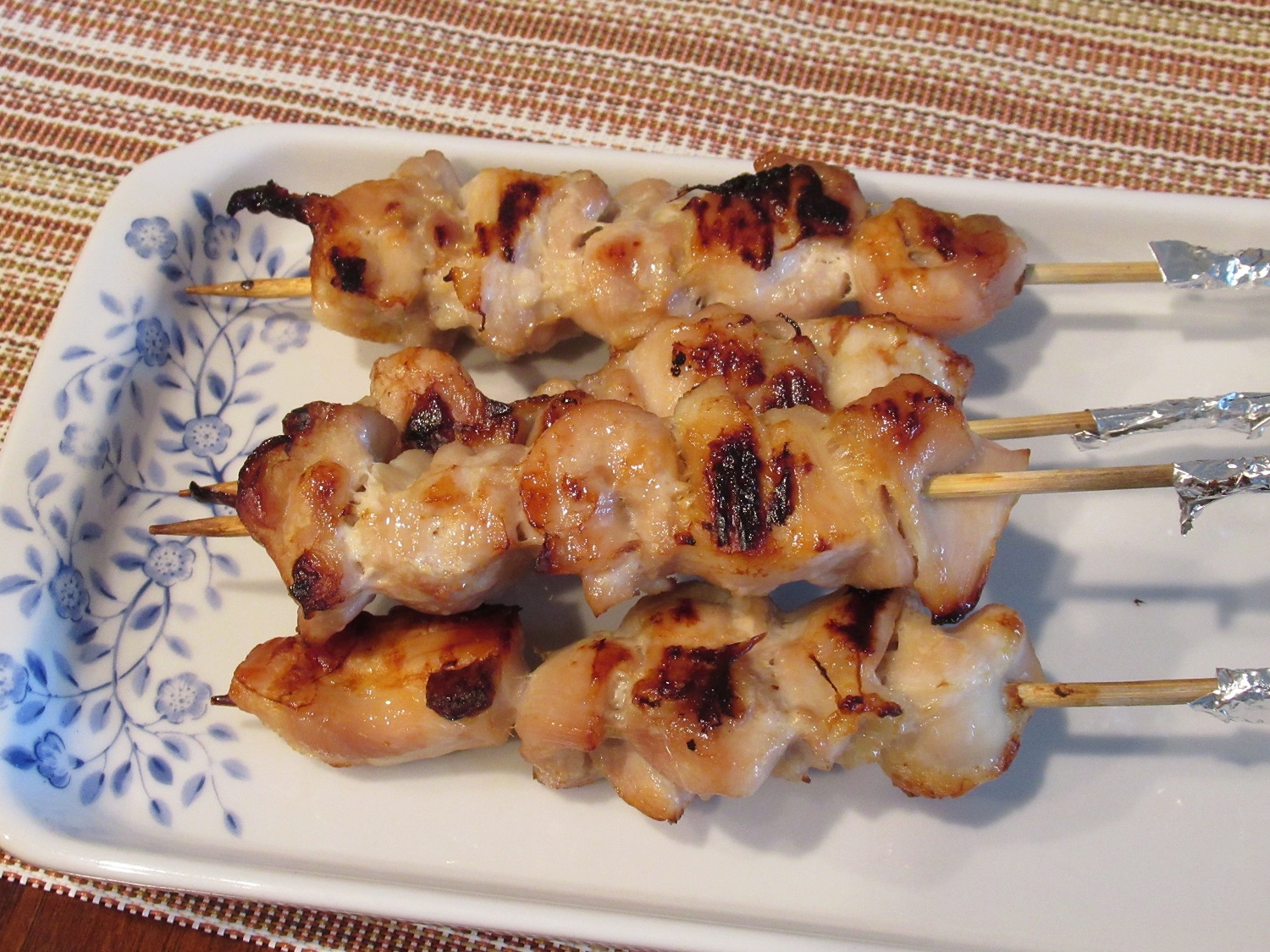 塩麹でやわらか～焼き鳥