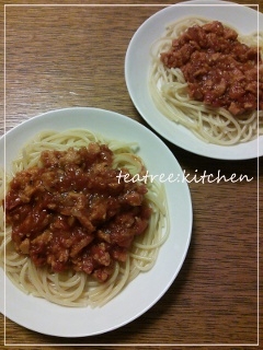 簡単！美味しい！ミートソースパスタ