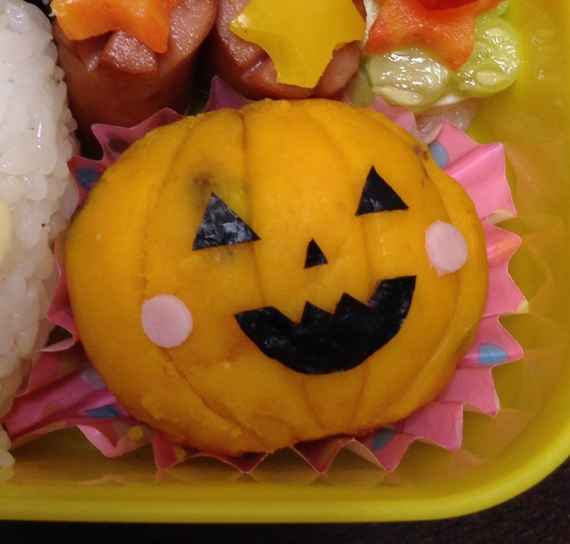 ハロウィンキャラ弁☆かぼちゃおばけ