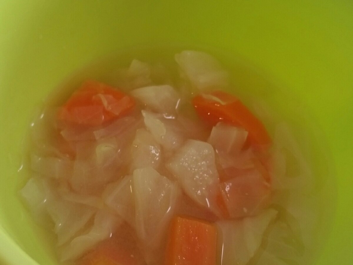 赤ちゃん用に キャベツにんじん味噌汁 レシピ 作り方 By にゃじママ 楽天レシピ 赤ちゃん用に キャベツにんじん味噌汁 レシピ 作り方 By にゃじママ 楽天レシピ