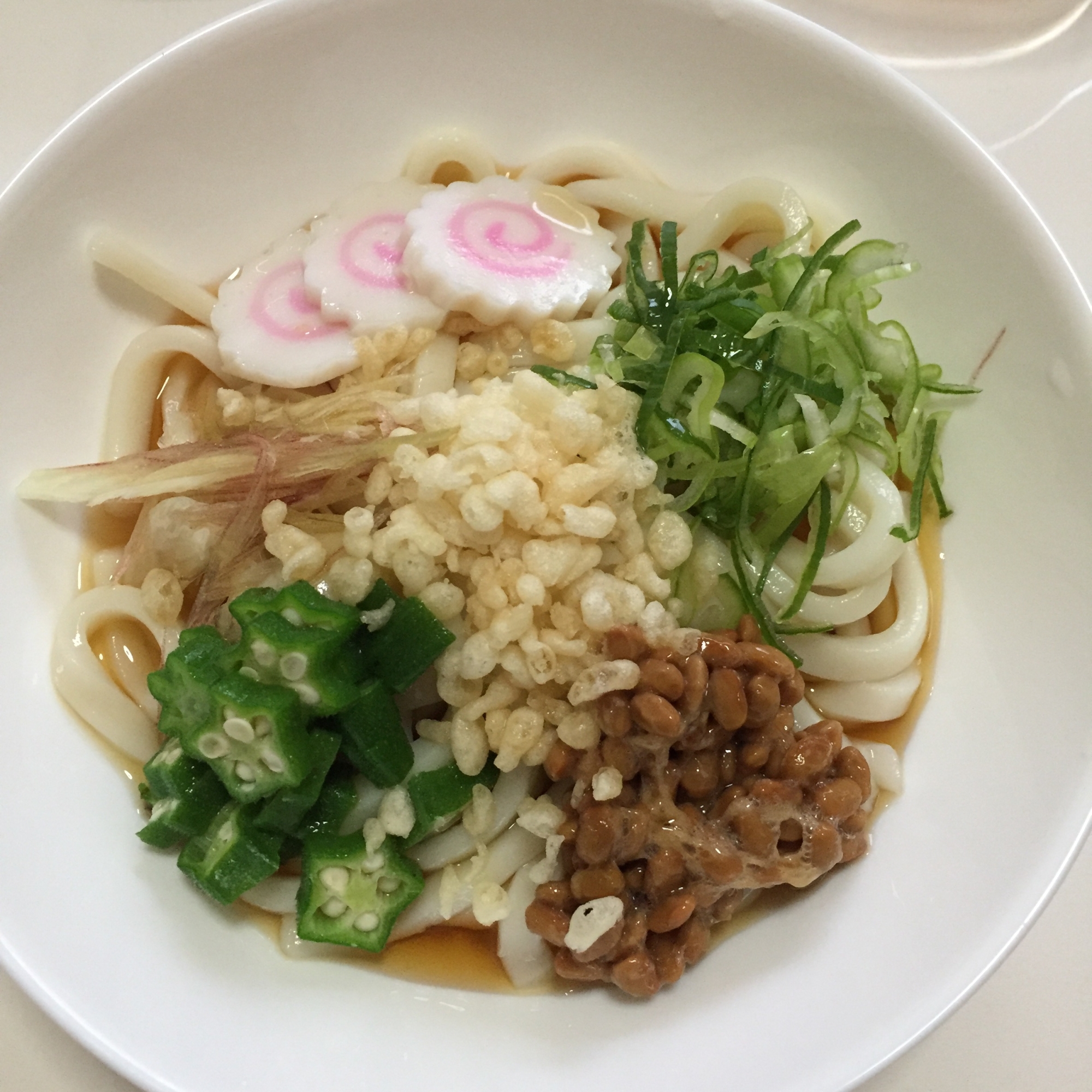 冷やしうどん 具沢山 (o^^o) ♪