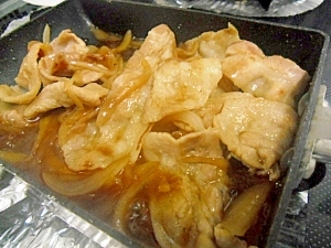 豚ばら肉の生姜焼き