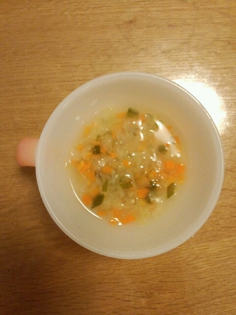 離乳食 後期 キャベツのお味噌汁 レシピ 作り方 By Koko0730 楽天レシピ