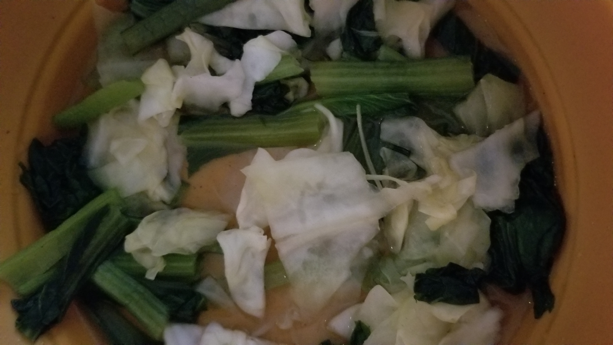 小松菜とキャベツのマリネ