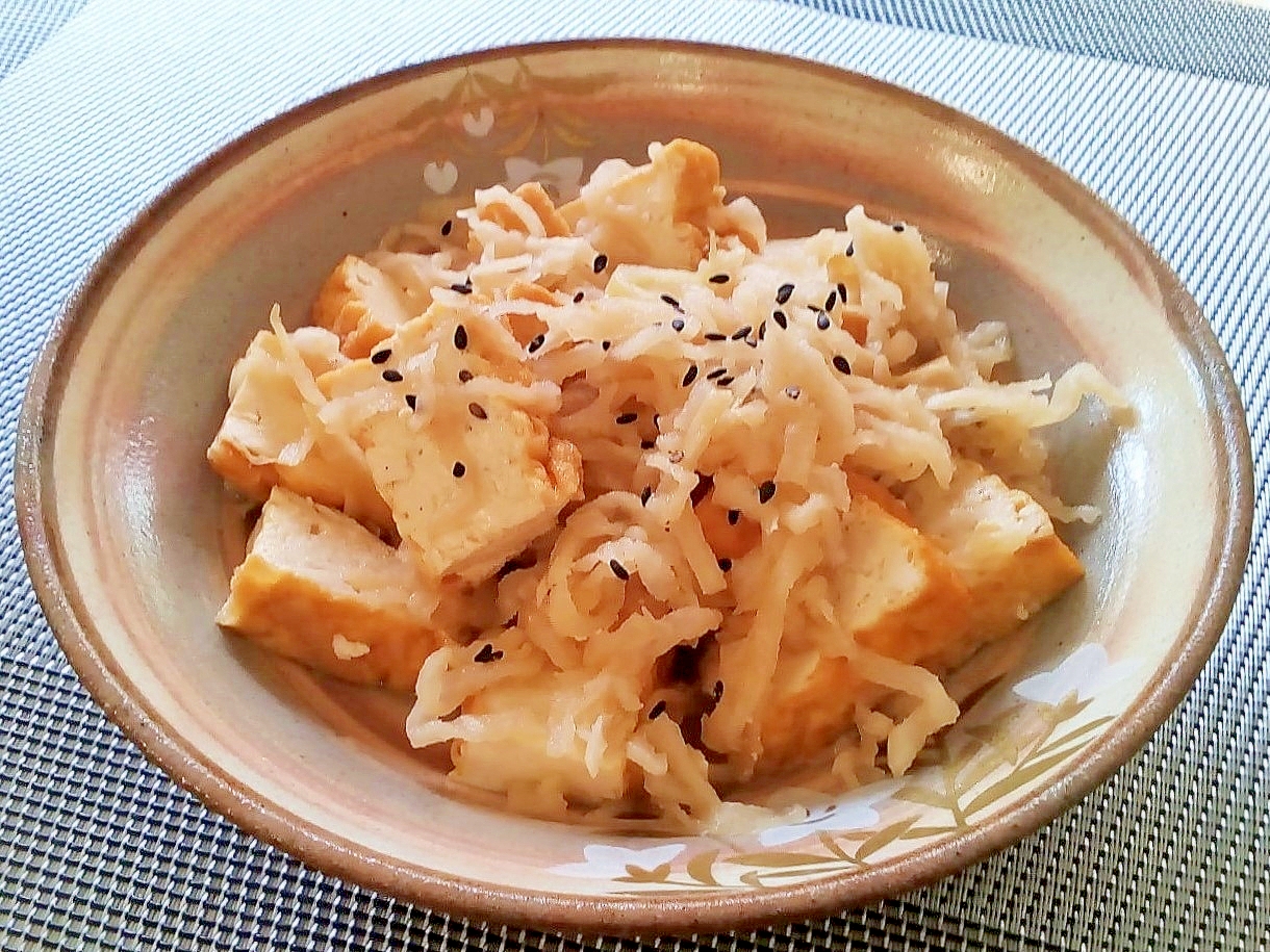 ♪優しい味♡厚揚げと切り干し大根のさっと煮♪