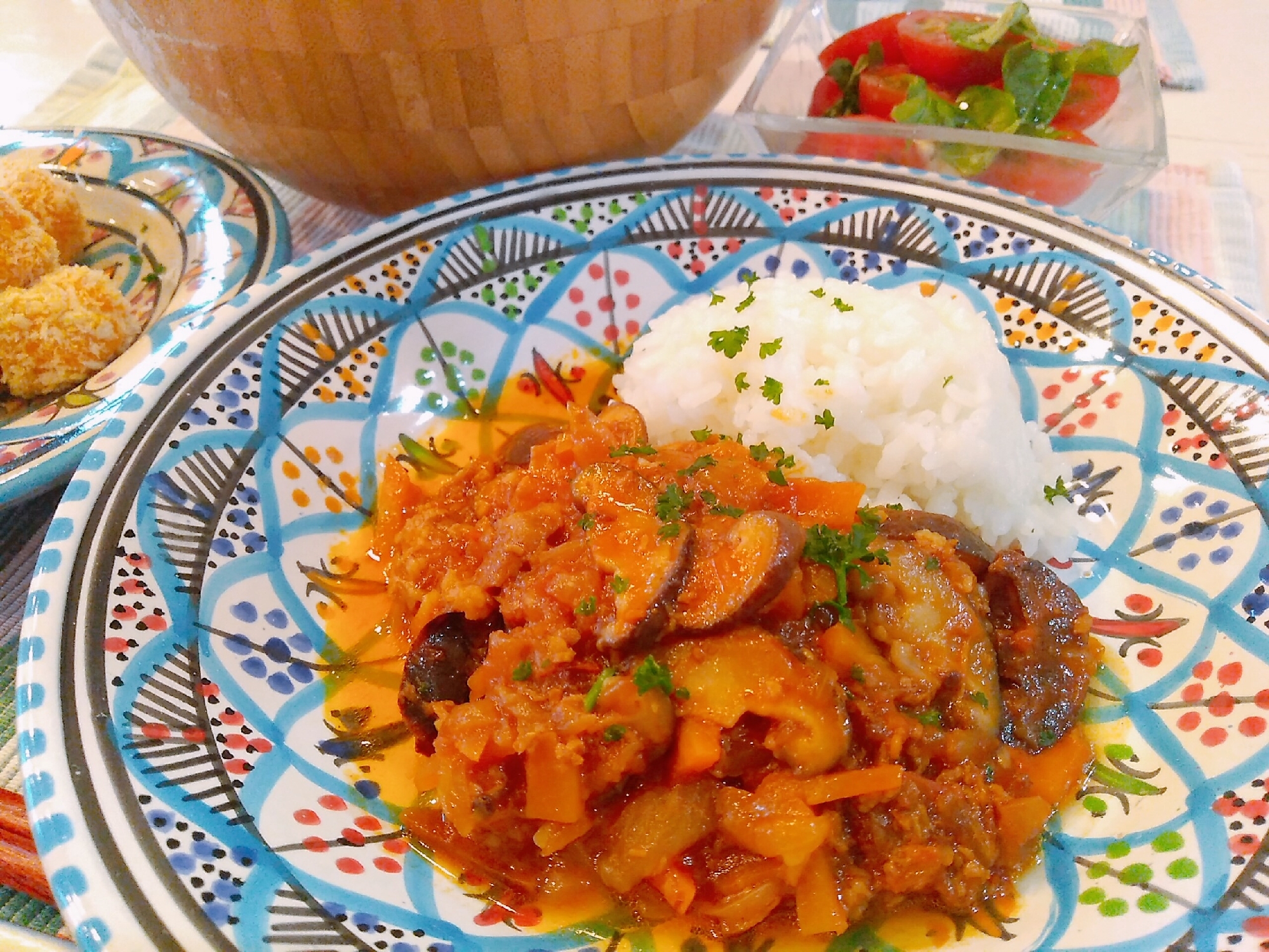 夏のハッシュドビーフ♪牛肉のトマト煮込み☆