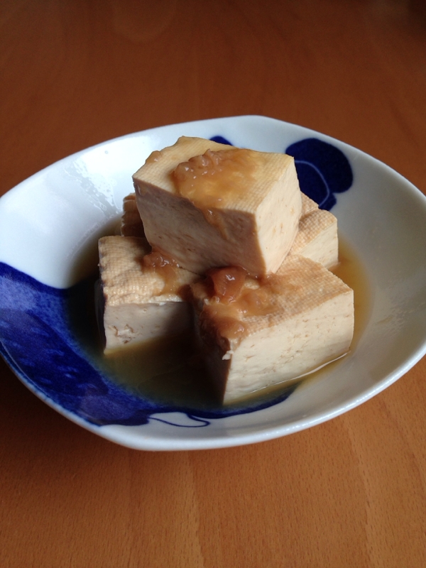 豆腐の梅煮♪