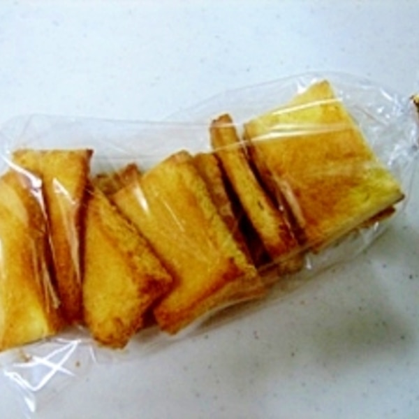 ふんわり食パンでカリッとラスク レシピ 作り方 By ピンクラム 楽天レシピ ふんわり食パンでカリッとラスク レシピ 作り方 By ピンクラム 楽天レシピ