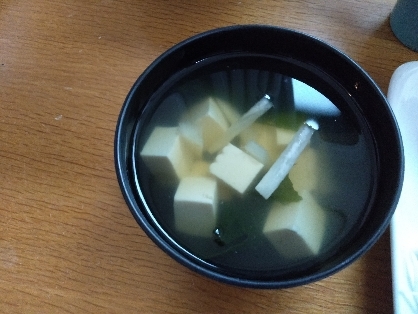 高野豆腐のお吸い物