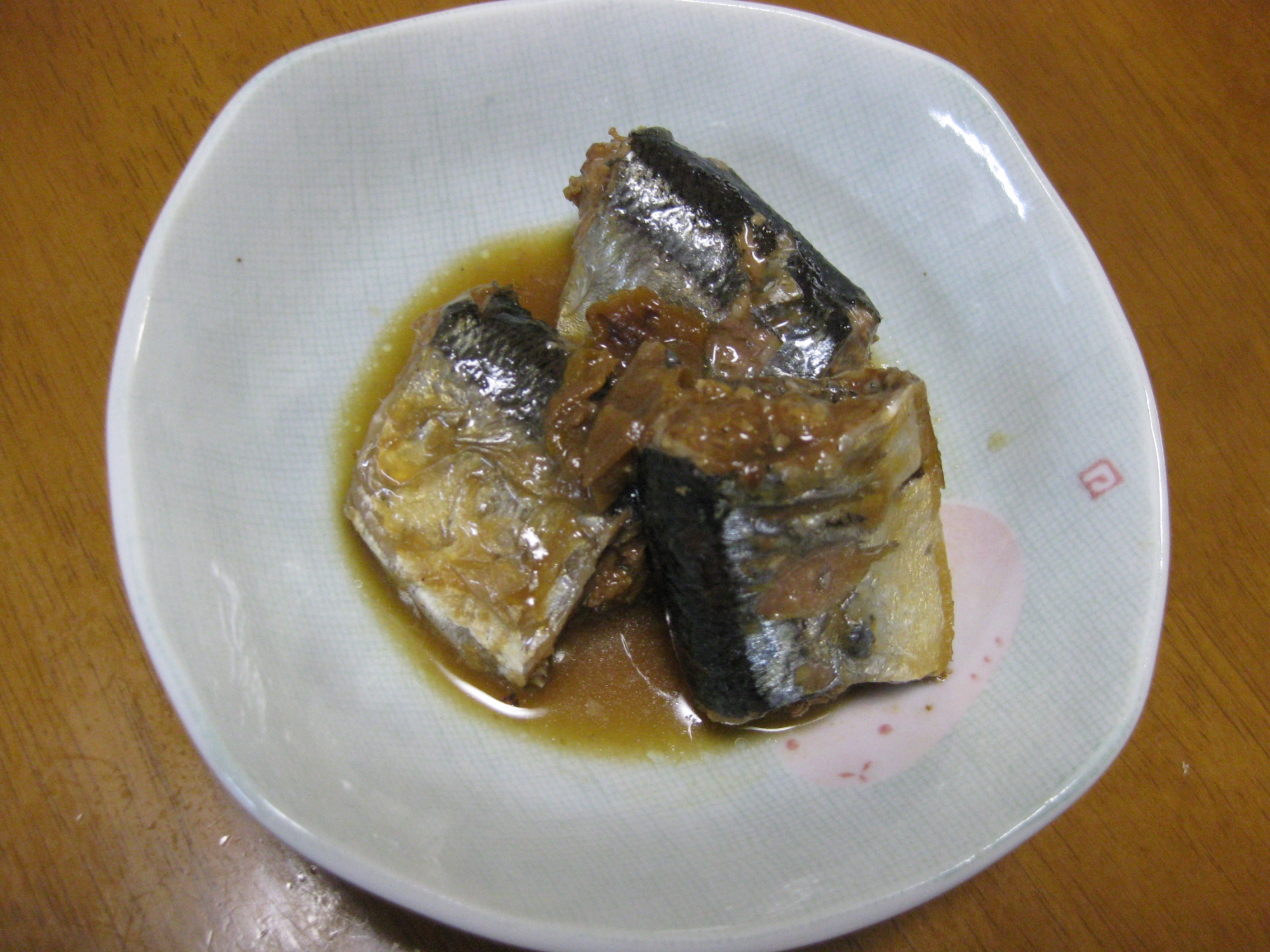 圧力鍋で！骨まで美味しい秋刀魚の生姜入り味噌煮♪