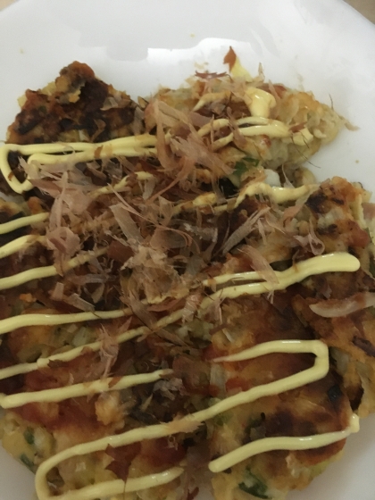 ヘルシー簡単‼️☆お好み焼き風もやし卵焼き