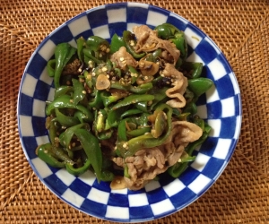 豚肉とピーマンの豆鼓炒め