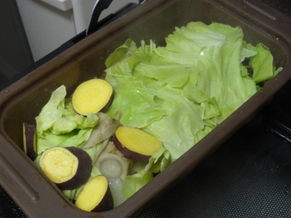 ルクエで作る温野菜サラダ