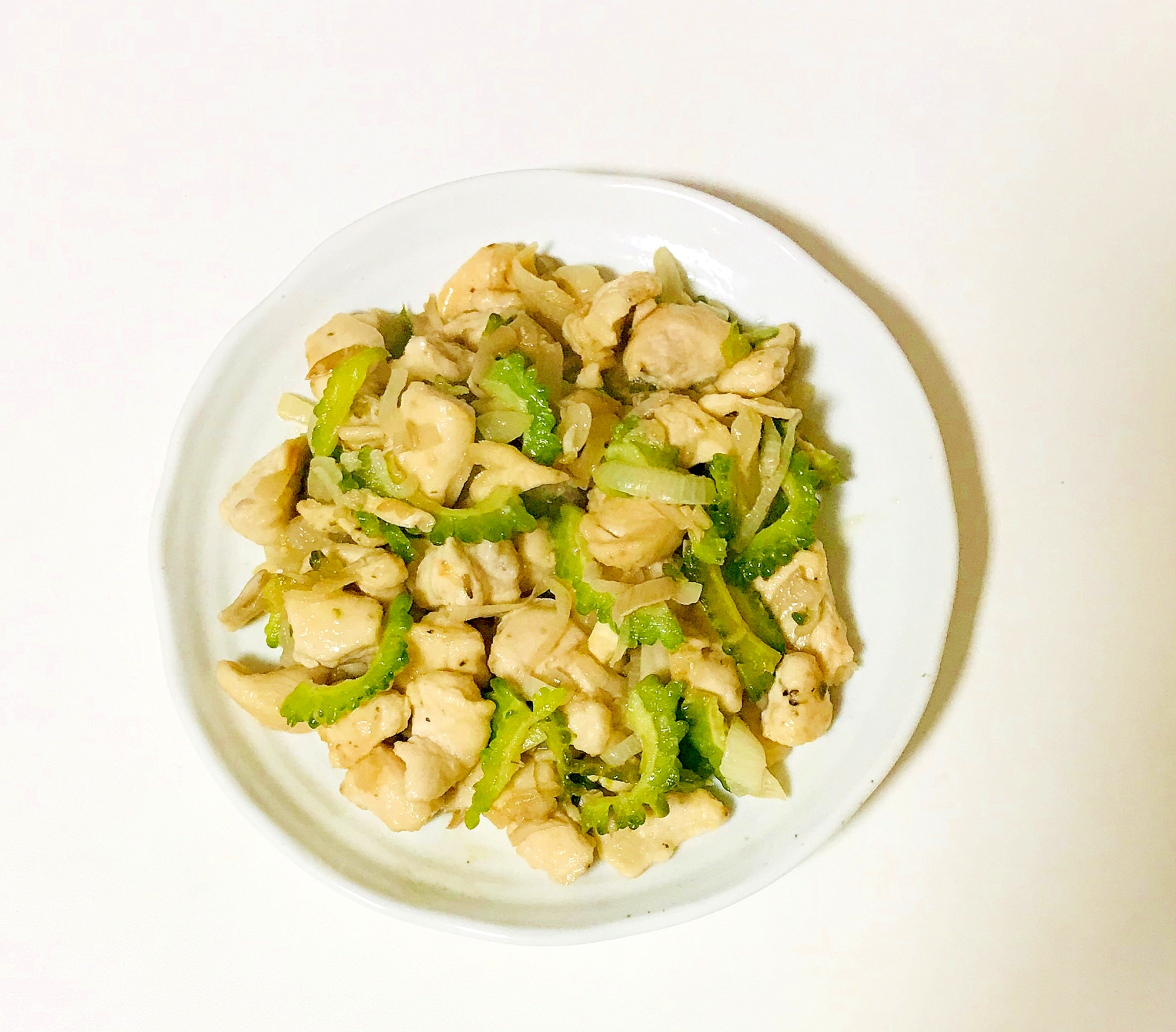 生姜風味のささみと野菜の味噌炒め