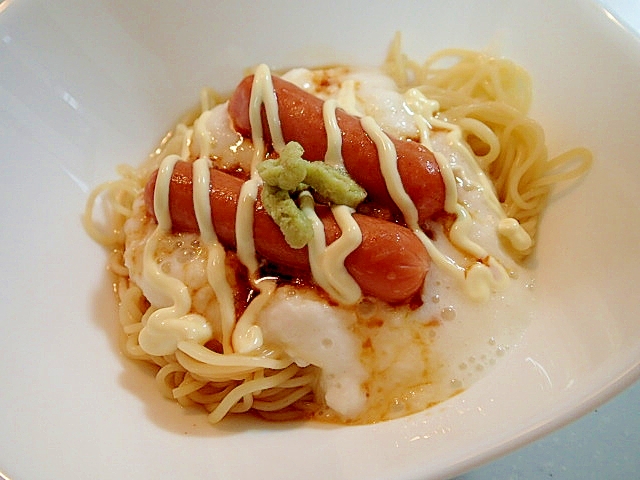 長芋とウインナーの糖質0ｇ麺