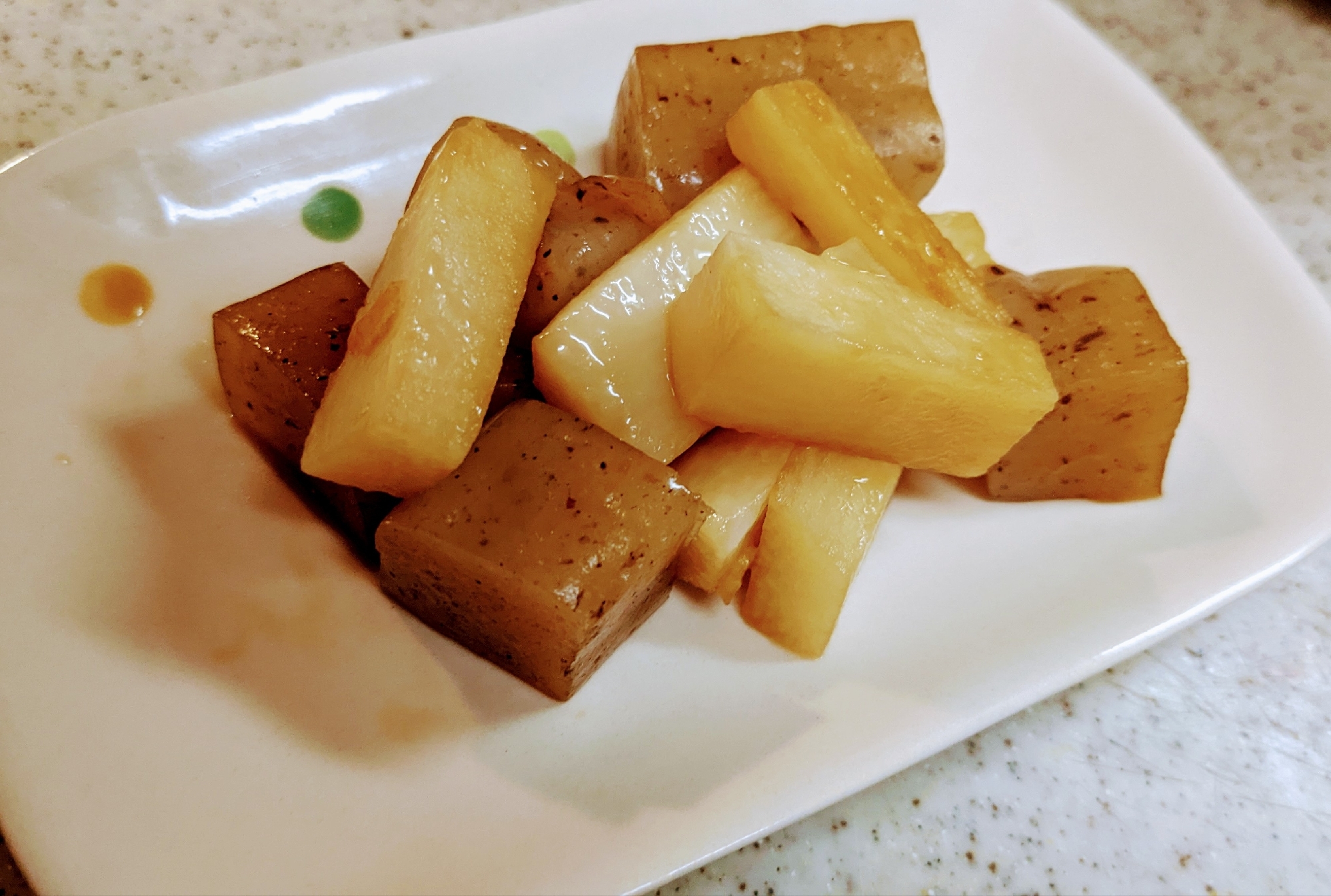 山芋とこんにゃくの煮物(^^)