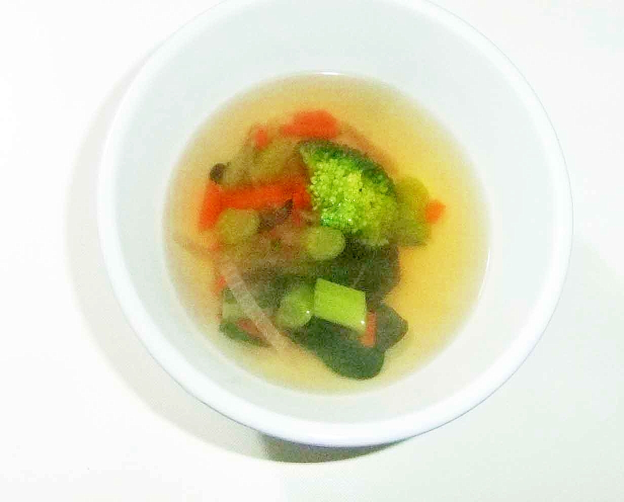 温まる野菜スープ