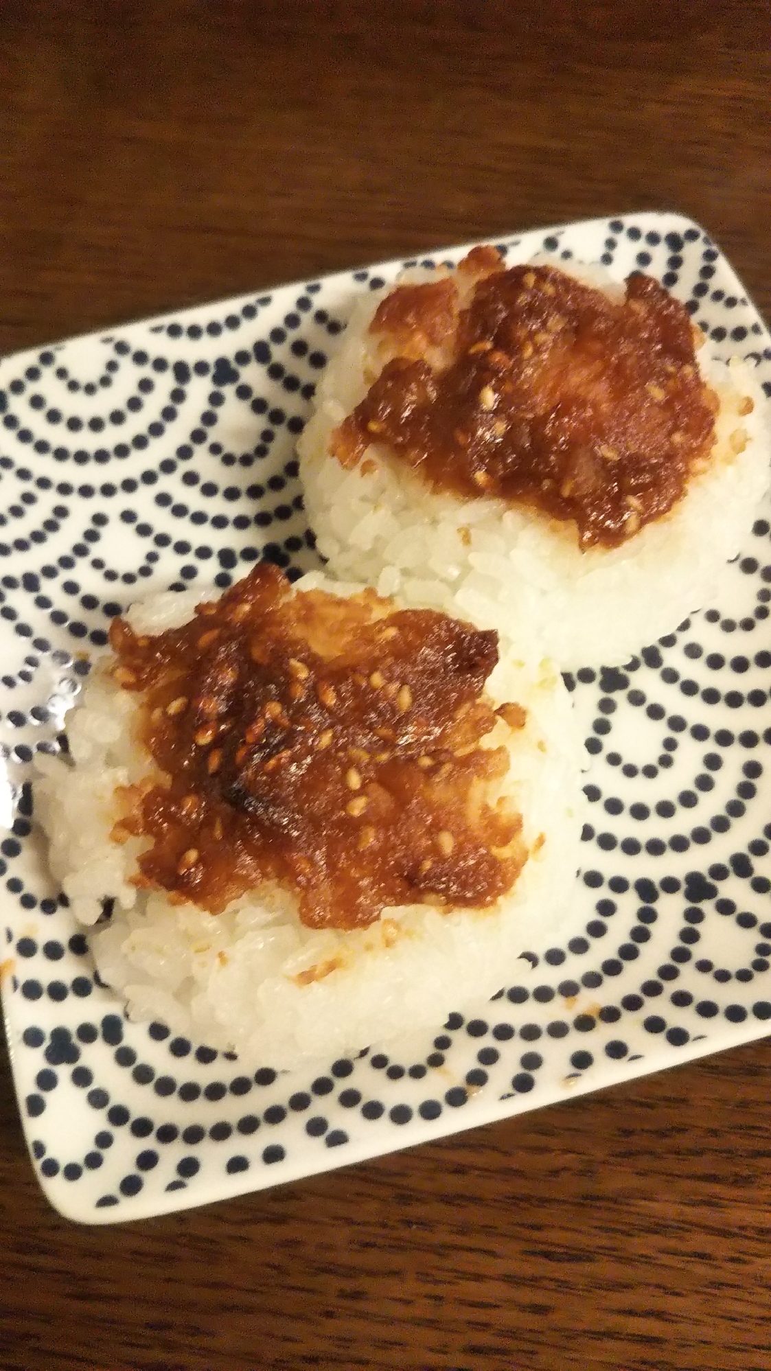 甘味噌が香ばしい☆簡単♪焼おにぎり