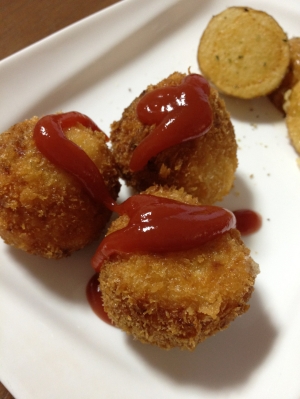 コロコロ可愛いライスコロッケ