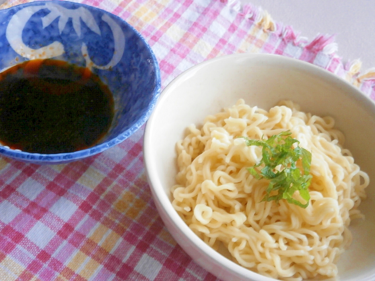 インスタントラーメンアレンジ☆つけ麺☆