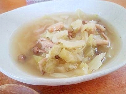 キャベツの　カレースープ