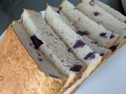 レシピを参考に、紫さつまいもで作りました。美味しかったです。ありがとうございました。