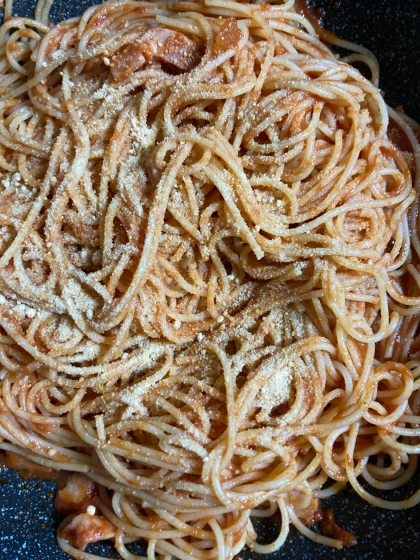 シンプルなトマトソースのパスタが食べたくて。おいしかったです！