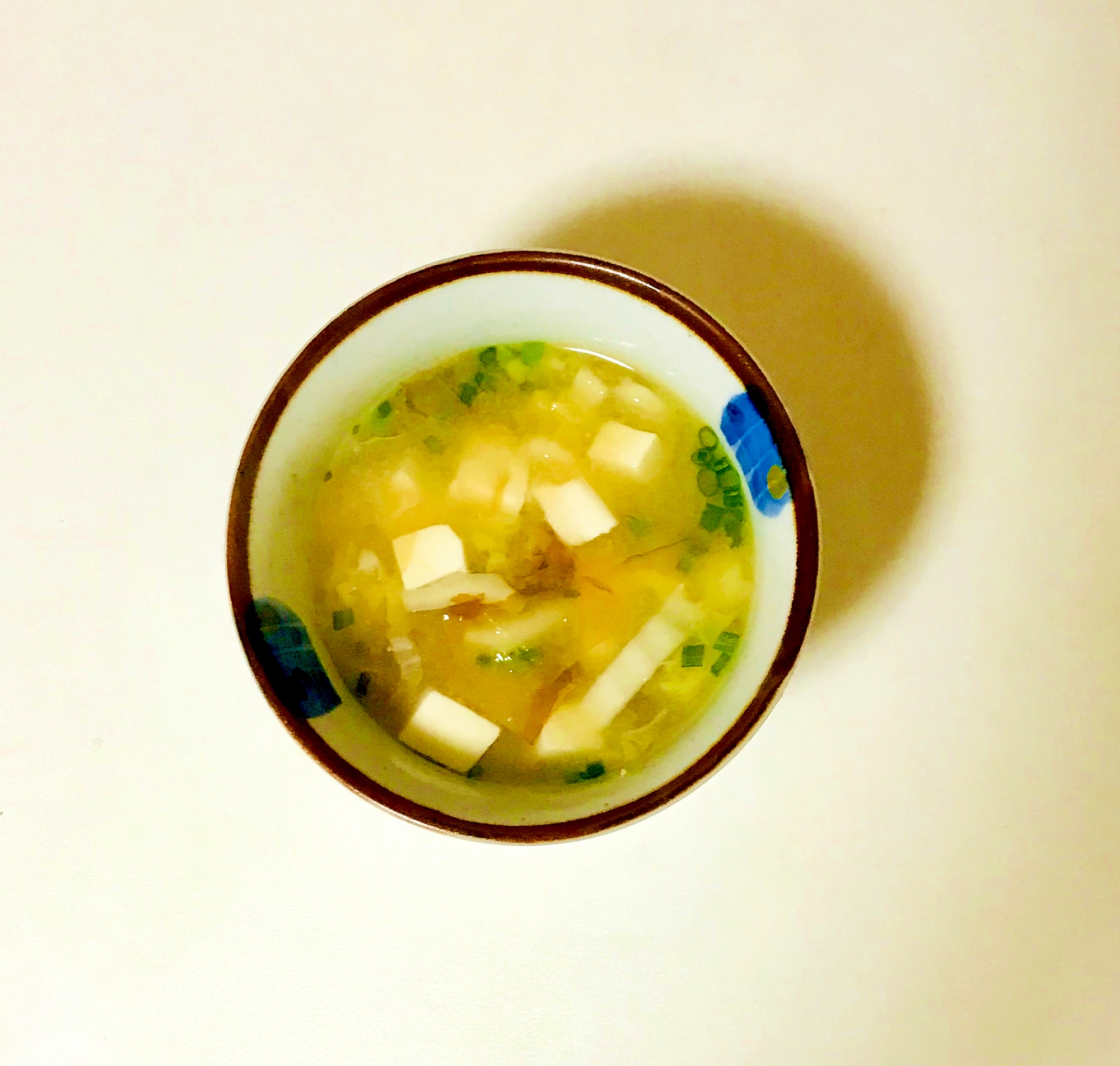白菜の豆腐味噌汁