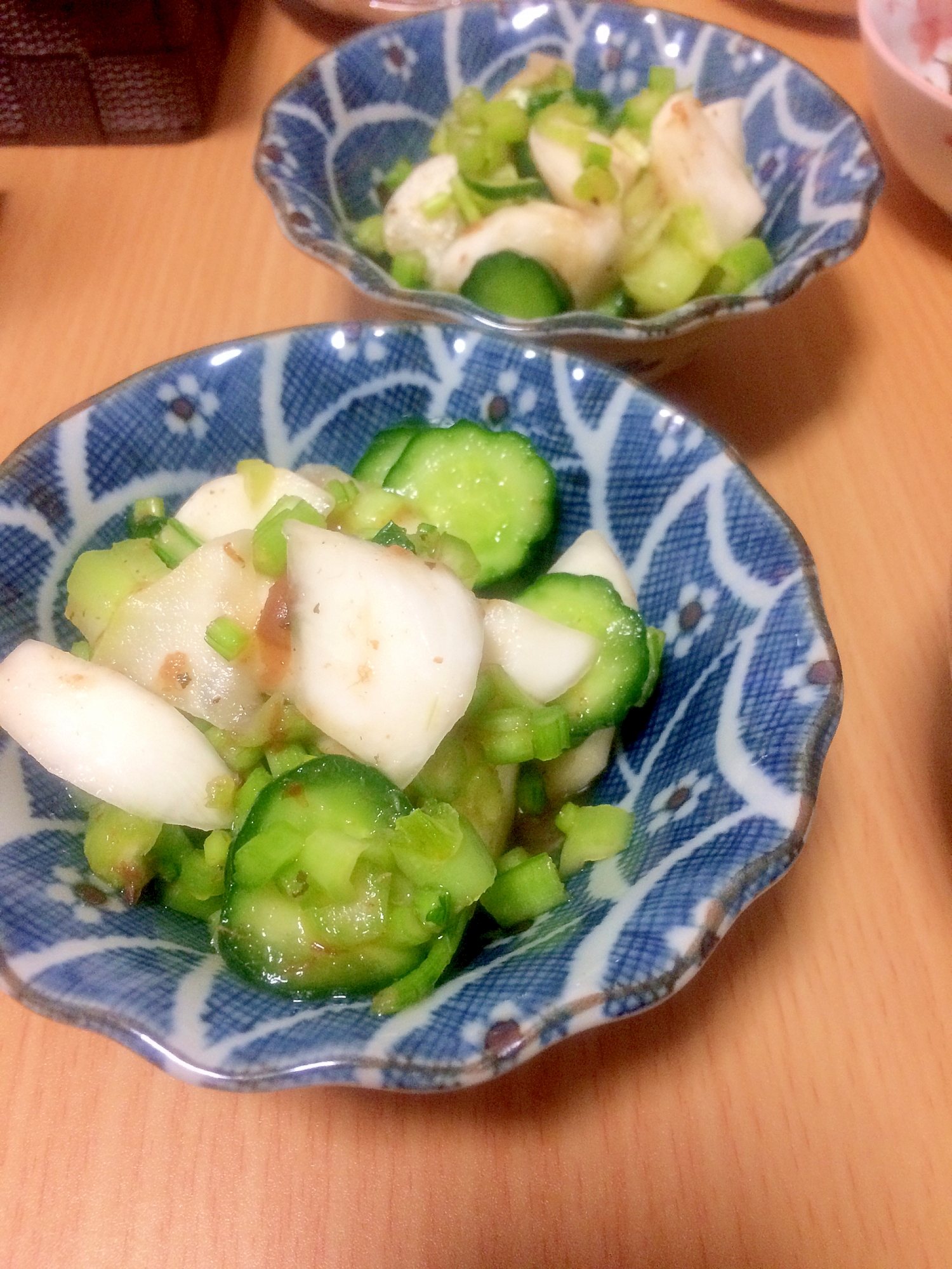 かぶと胡瓜の梅和え