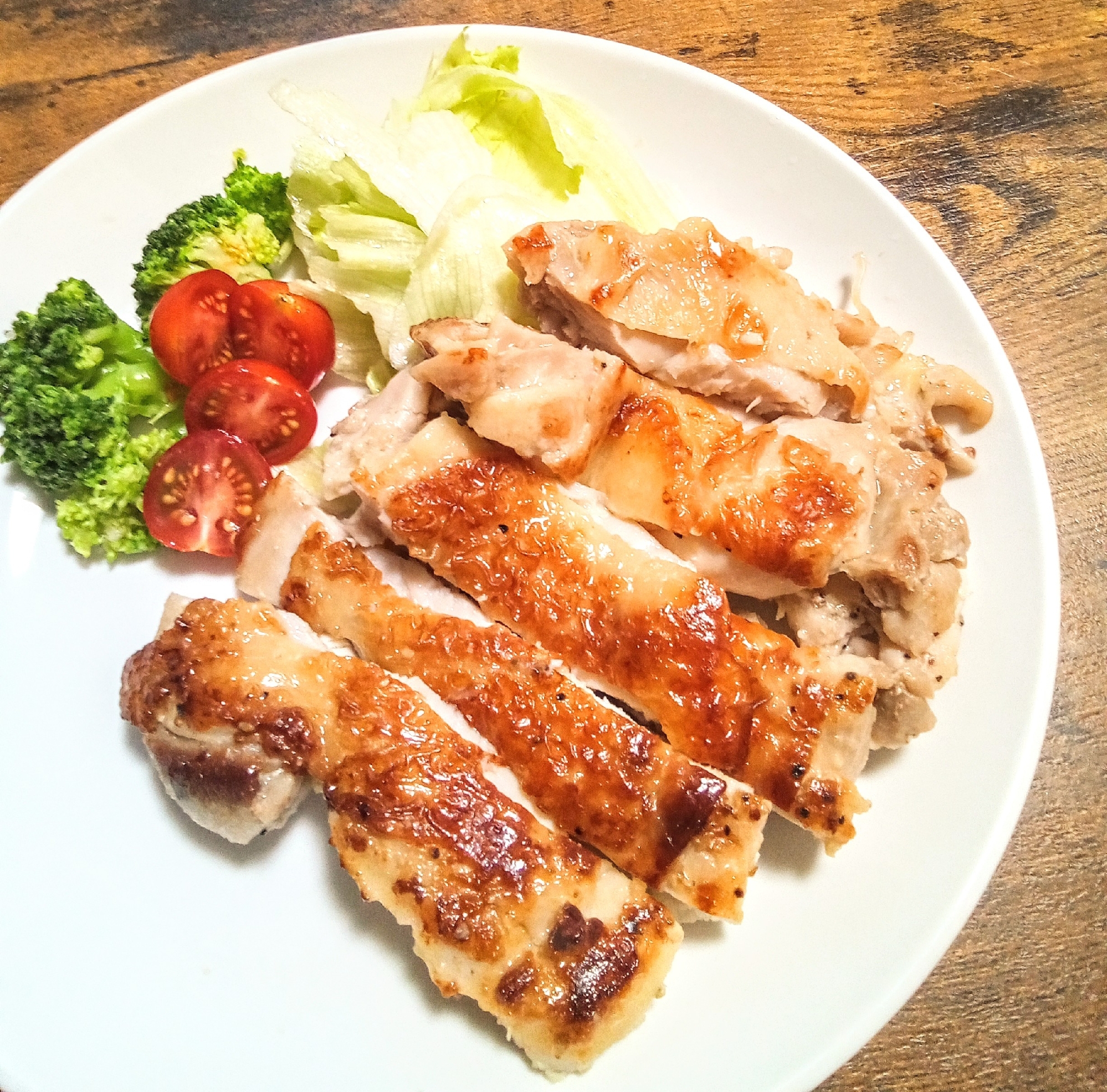 今日は、チキンステーキ!!