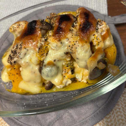 鍋一つで作る！簡単かぼちゃのグラタン