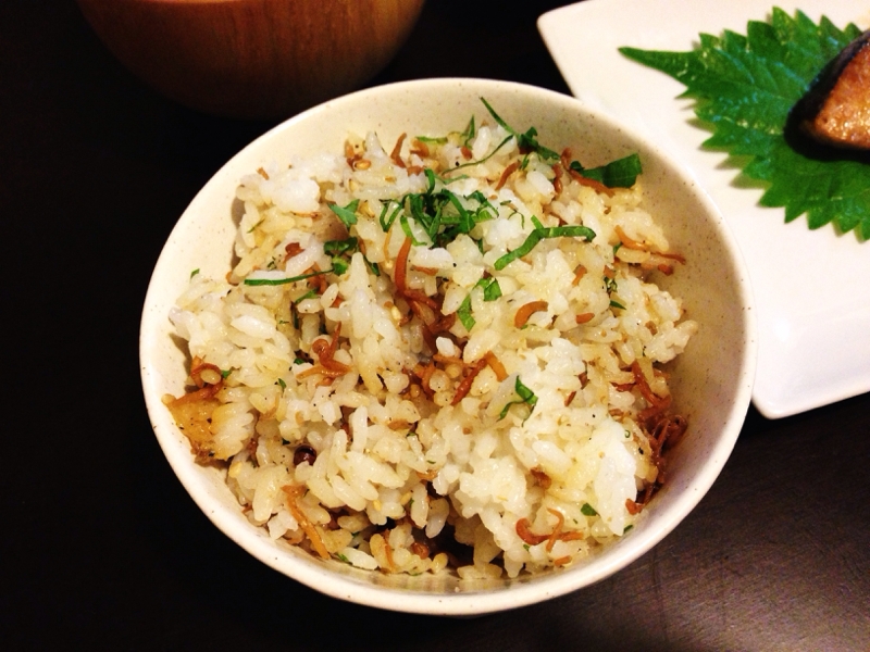 お店の味を再現!ちりめん山椒ご飯♡
