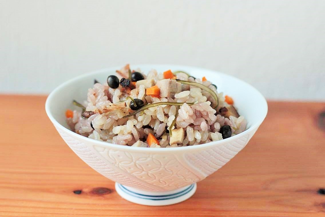 豆屋おすすめ！☆まめ屋の具☆高野豆腐の炊き込みめし