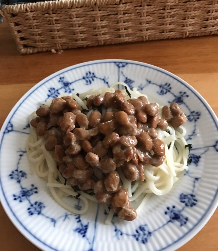 バター納豆焼うどん