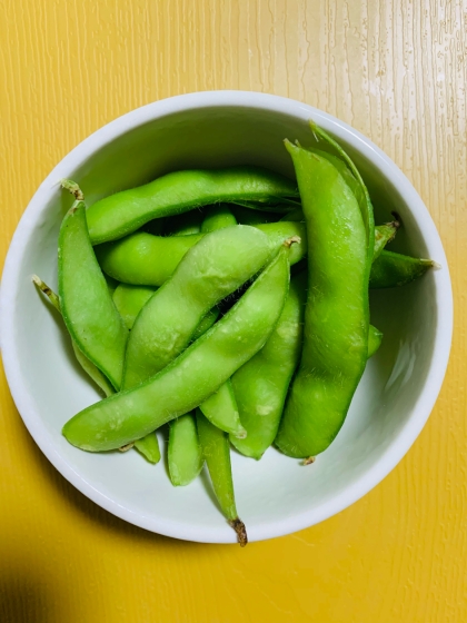 ひと手間でおいしい★枝豆の茹で方