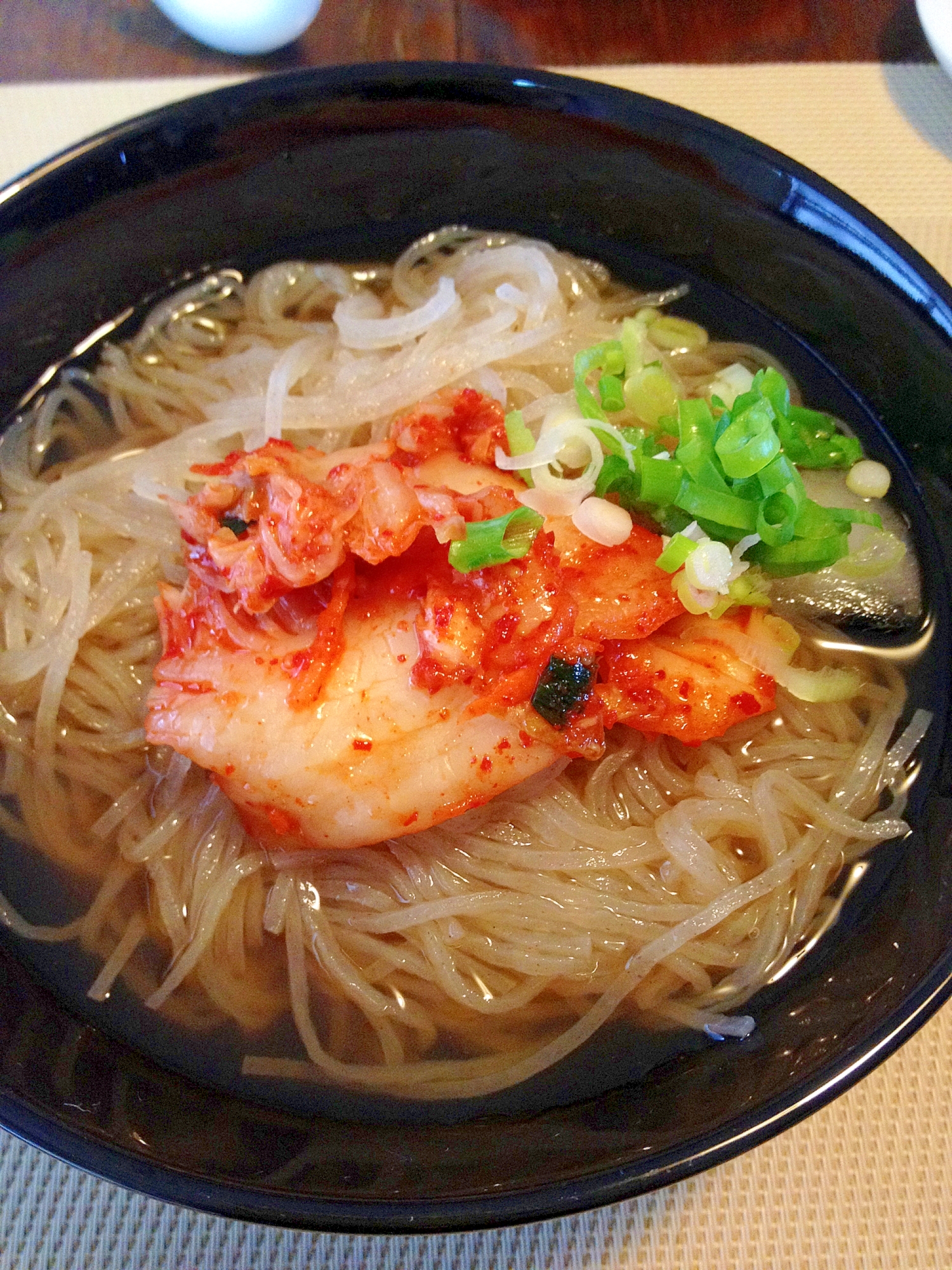 キムチたっぷり 韓国冷麺 レシピ 作り方 By きのこのみみ 楽天レシピ