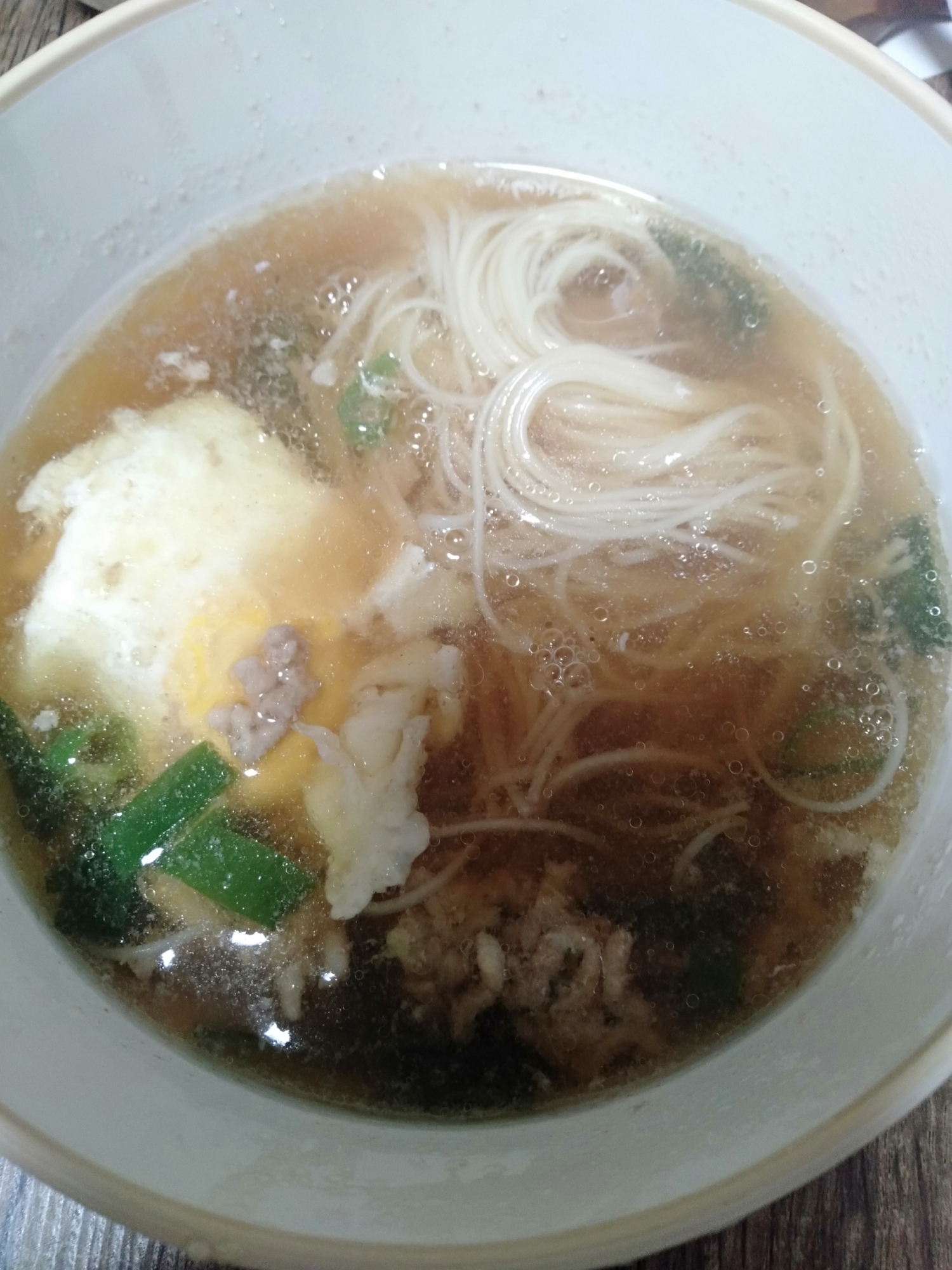 あったか〜い✿温素麺♬