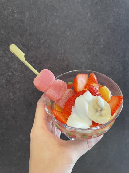 超簡単♡ミニいちごパフェ♪トライフル