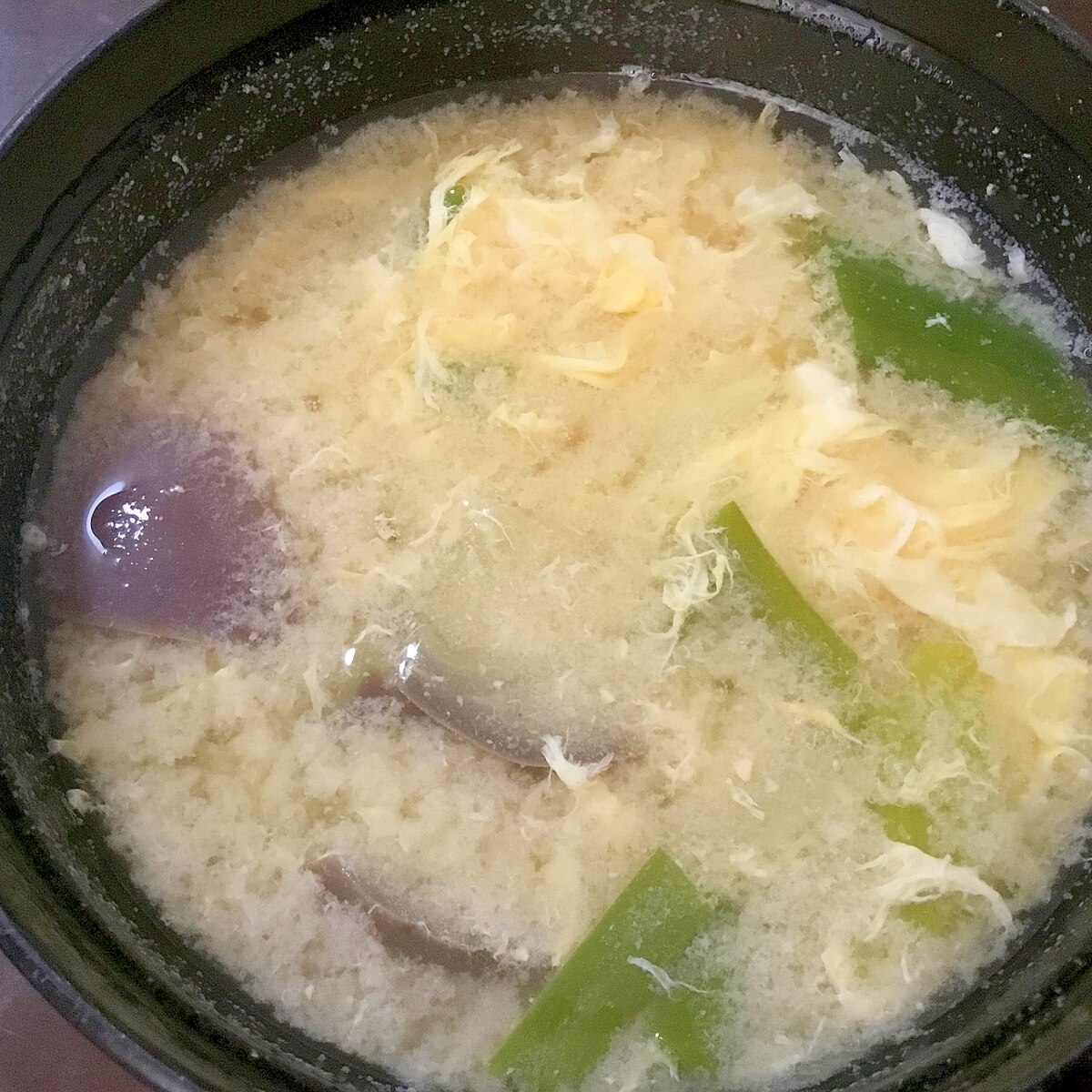 葉玉ねぎと茄子のかき玉汁 レシピ 作り方 By まゆぱとら 楽天レシピ 葉玉ねぎと茄子のかき玉汁 レシピ 作り方 By まゆぱとら 楽天レシピ
