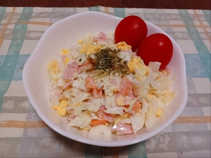 コーンがなかったので、卵で作りました。ドレッシングが美味しくて、野菜が沢山食べられました、