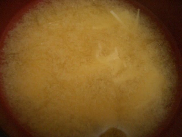 えのきづくしのお味噌汁