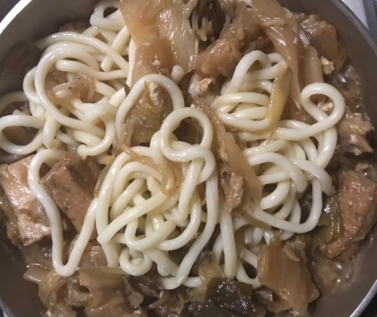 一人分♪すき焼きうどん