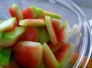 スイカの皮で漬物 レシピ 作り方 By Nz0306 楽天レシピ スイカの皮で漬物 レシピ 作り方 By Nz0306 楽天レシピ