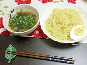 薬味たっぷりつけ麺