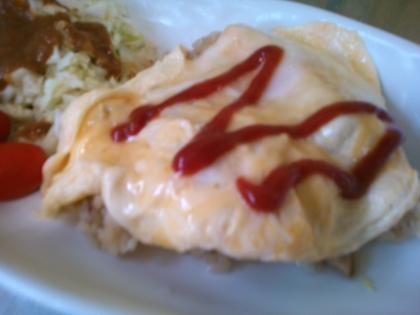 余ったピラフで 簡単 オムライス レシピ 作り方 By まめもにお 楽天レシピ