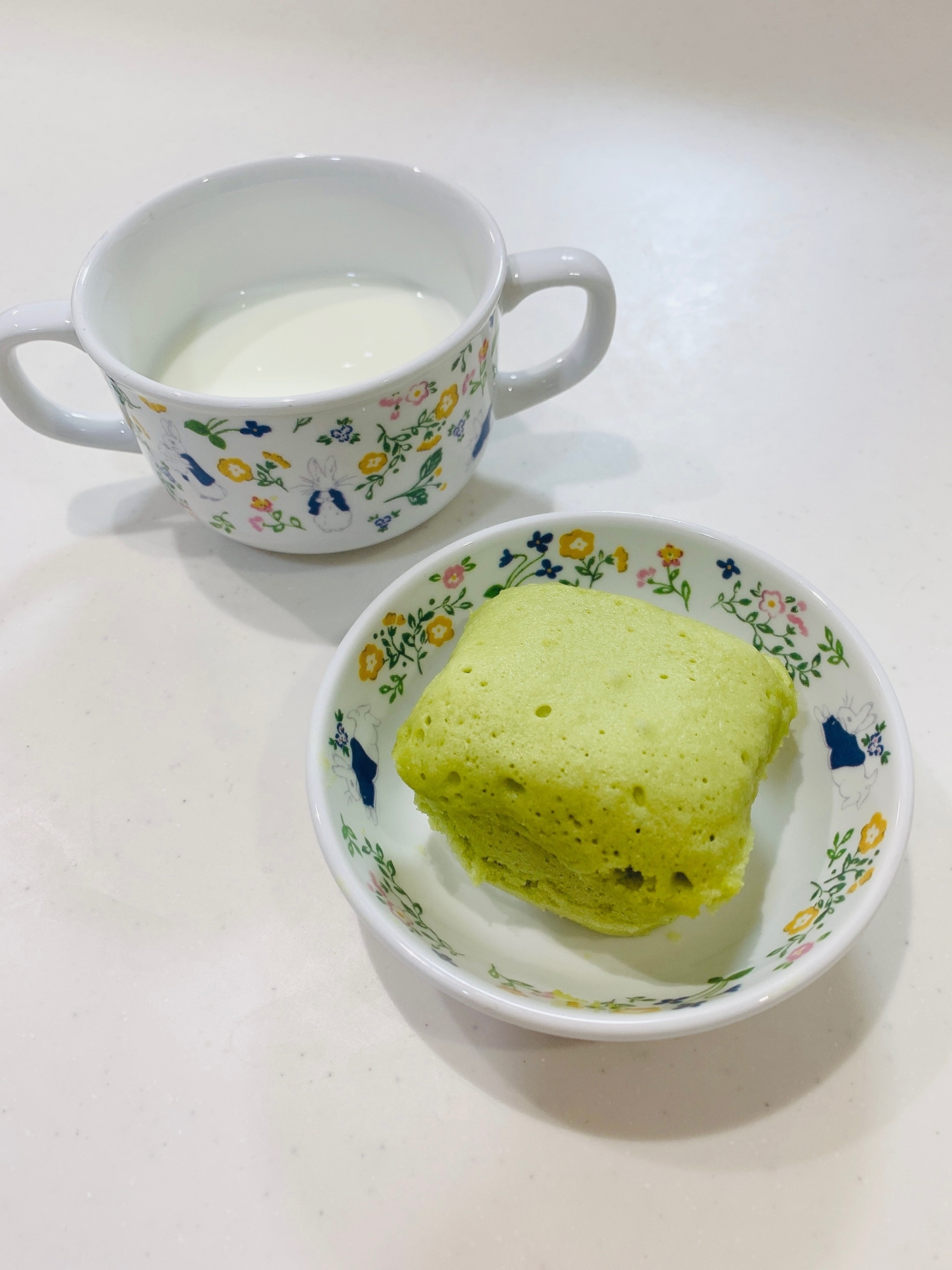 ホットケーキミックスで蒸しパン レンジで簡単離乳食
