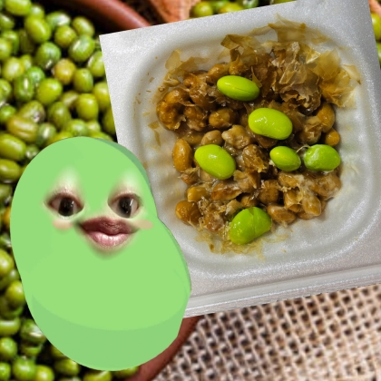 枝豆in ᕷ˖まめまめアレンジマヨ納豆ꕤ୭*