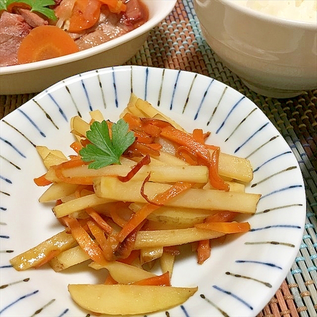 焼き肉のタレでぴりぴりこってり　変わりきんぴらさん