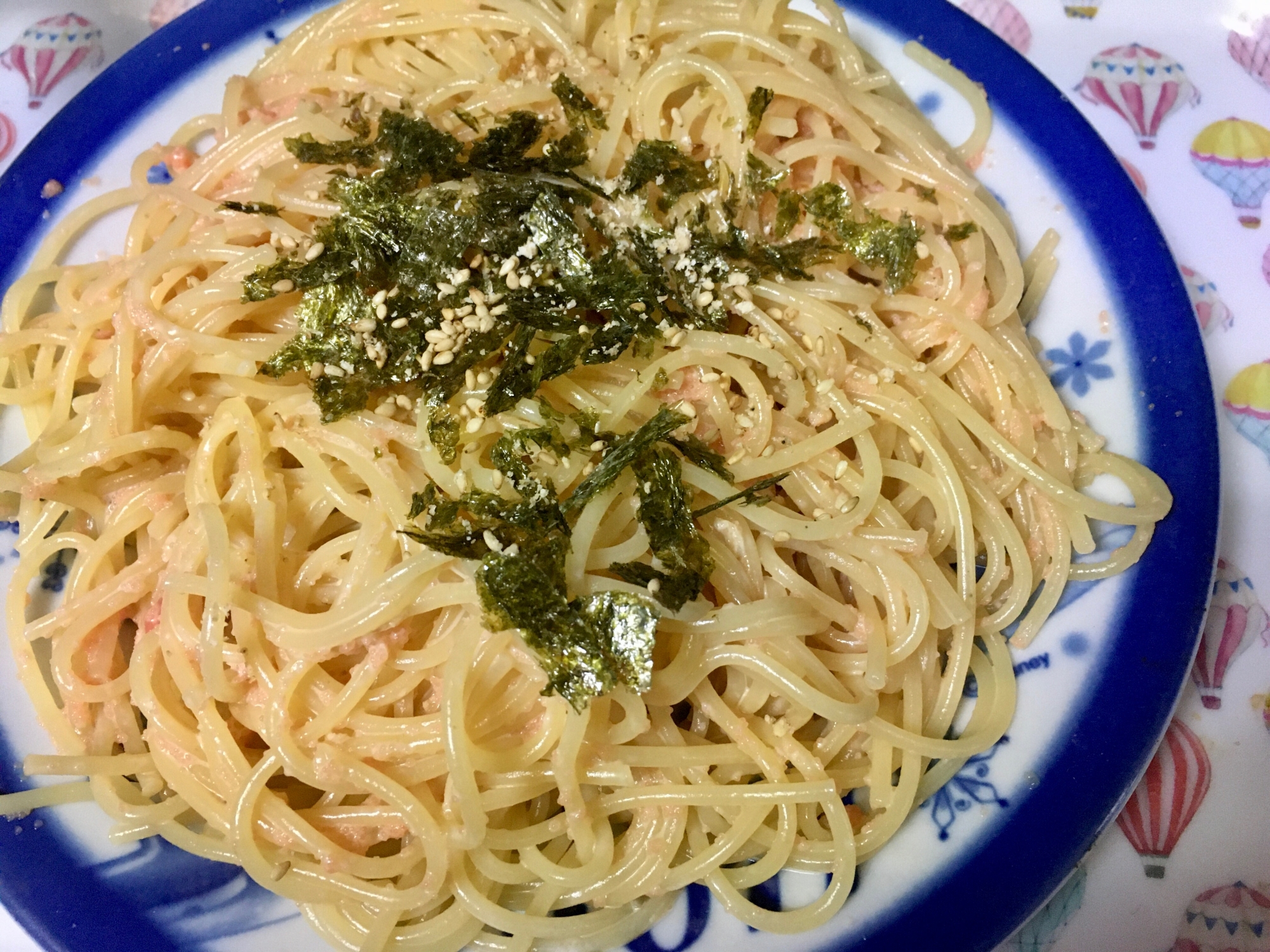 めんつゆで簡単♪明太子和風パスタ