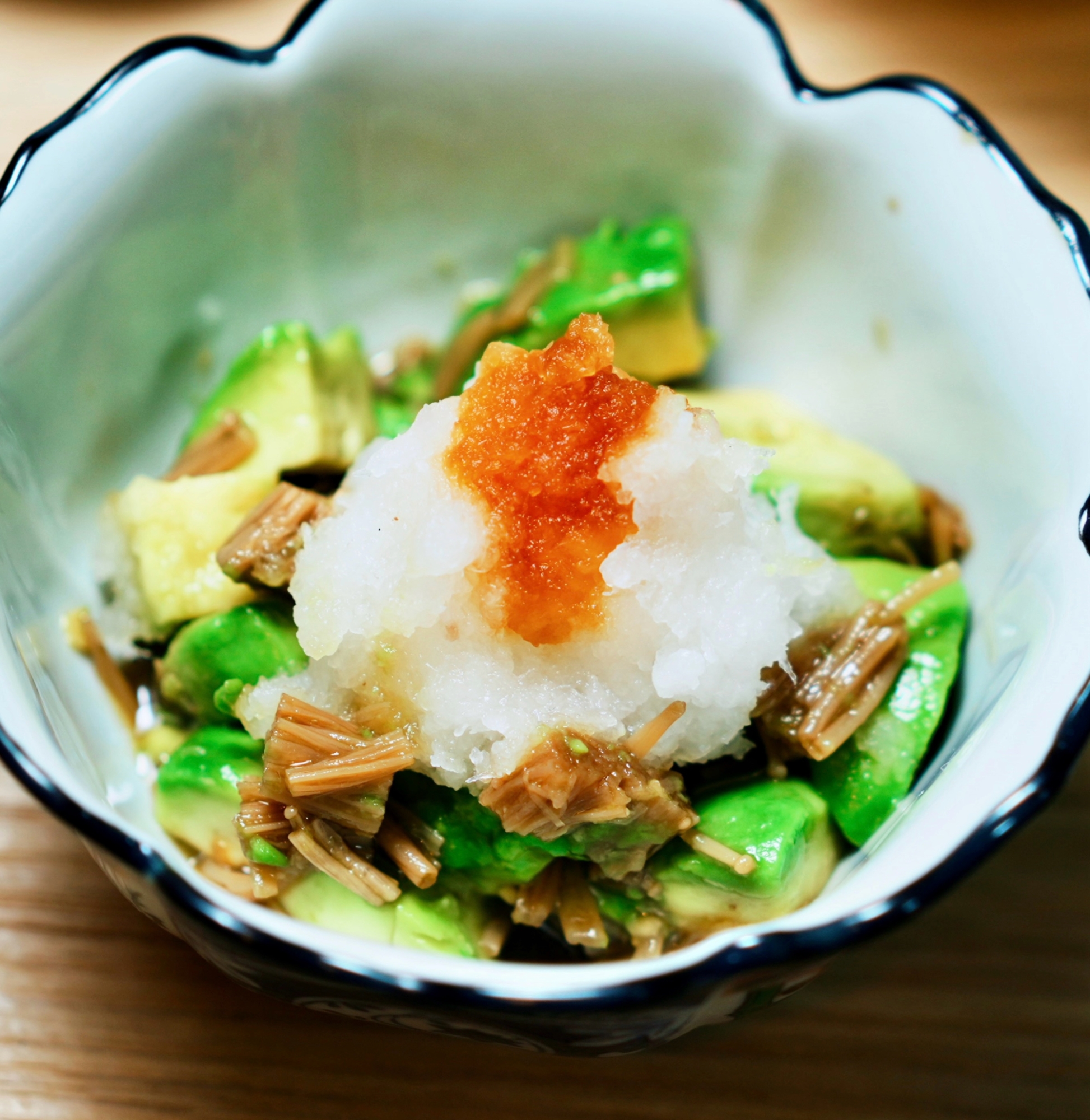 酒の肴に❗️アボカドとなめたけのおろしあえ【和食】